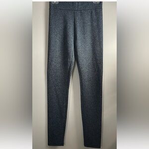 LOFT Lou and Grey Black Textured Fabric leggings